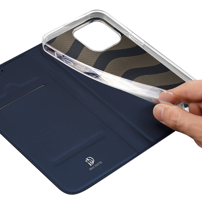Dux Ducis Skin Pro Wallet Case for iPhone 15 Pro - Blue