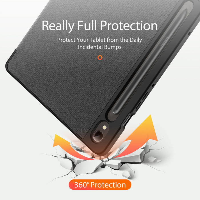 Dux Ducis Domo flip and smart sleep case for Samsung Galaxy Tab S9 - black