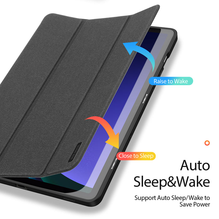 Dux Ducis Domo flip and smart sleep case for Samsung Galaxy Tab S9 - black