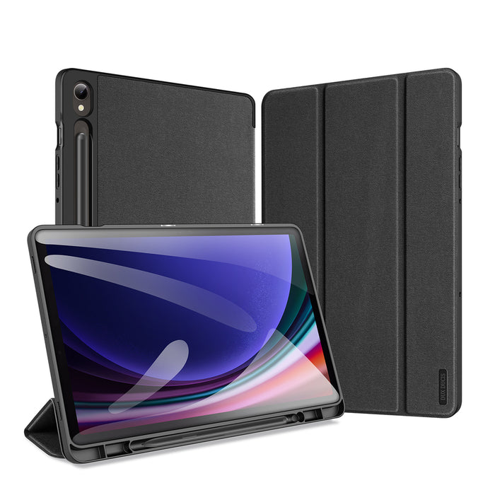 Dux Ducis Domo flip and smart sleep case for Samsung Galaxy Tab S9 - black