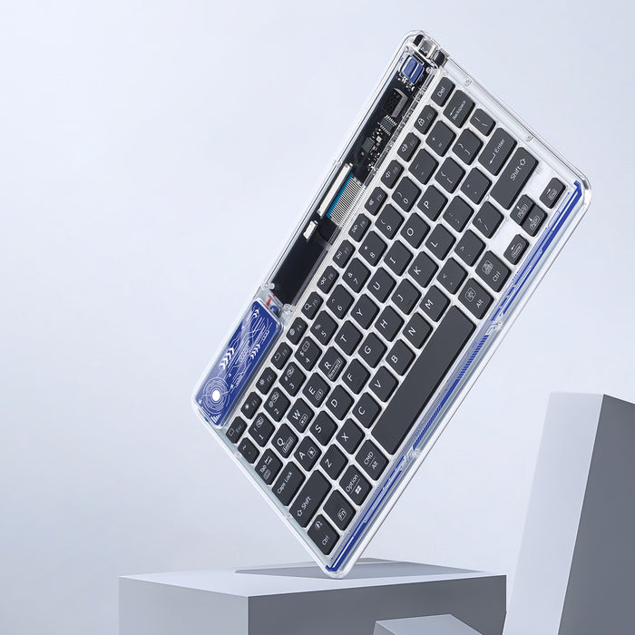 Dux Ducis Keyboard (CK Series) Wireless for Laptop / Tablet / Phone - Transparent