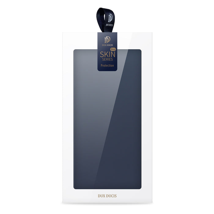 Dux Ducis Skin Pro iPhone 16 Pro Max Case with Flip and Card Slot - Blue