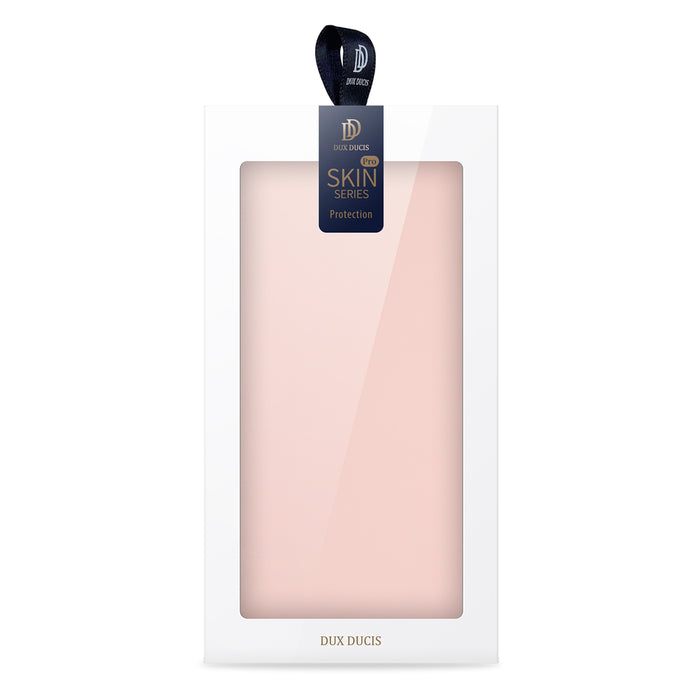 Dux Ducis Skin Pro iPhone 16 Pro Max Case with Flip and Card Slot - Pink