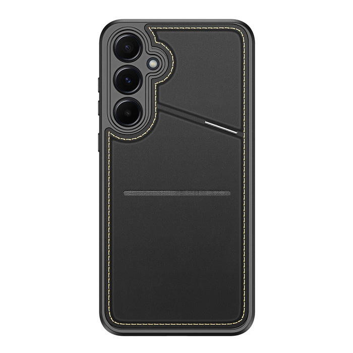 Dux Ducis Rafi II Case for Samsung Galaxy S25+ with Stand and Wallet - Black