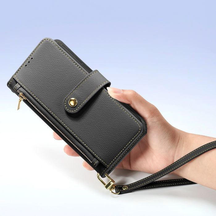 Dux Ducis Lawa Leather Case for iPhone 16 Pro Max - Black