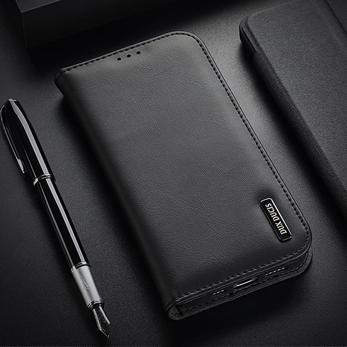 Dux Ducis Hivo iPhone 16e Case with Flip and RFID Protection - Black