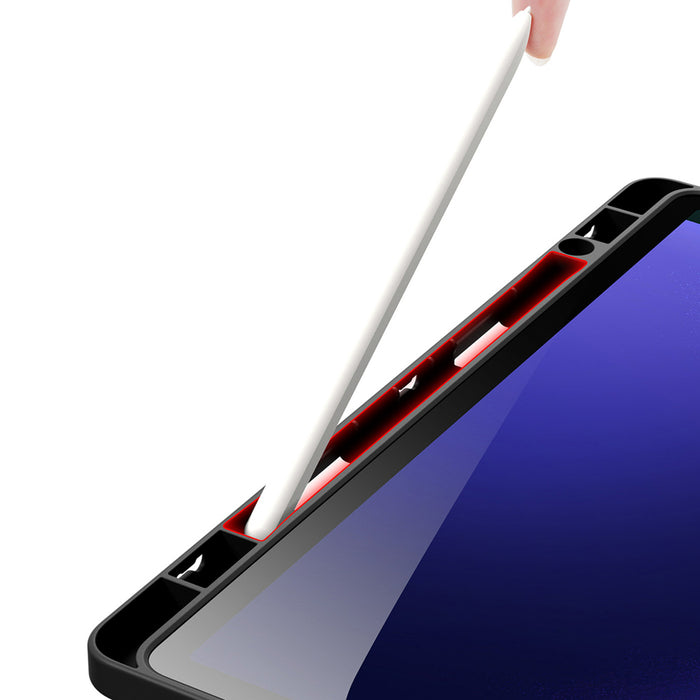 Dux Ducis Magi Case with Stylus Holder for Samsung Galaxy Tab S10 FE/S9/S9 FE - Black
