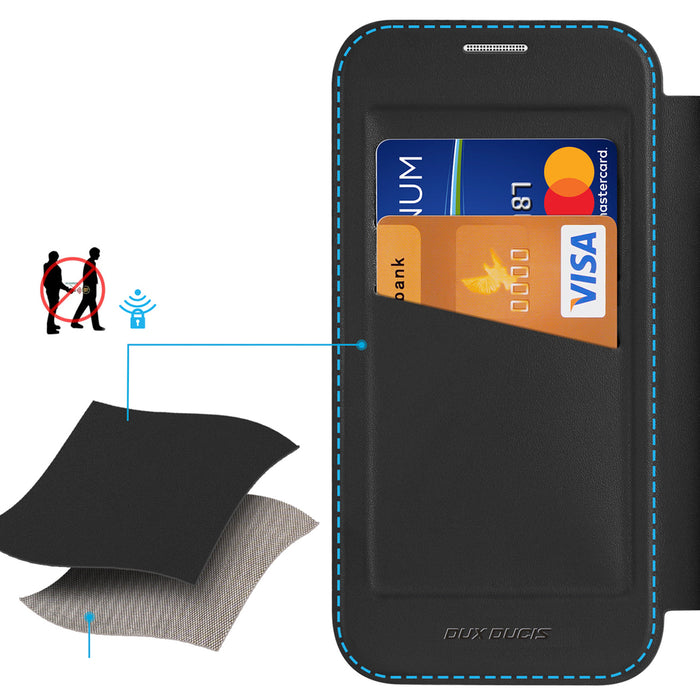 Dux Ducis Skin X Pro iPhone 17 Air Case with Wallet, MagSafe Compatible - Black