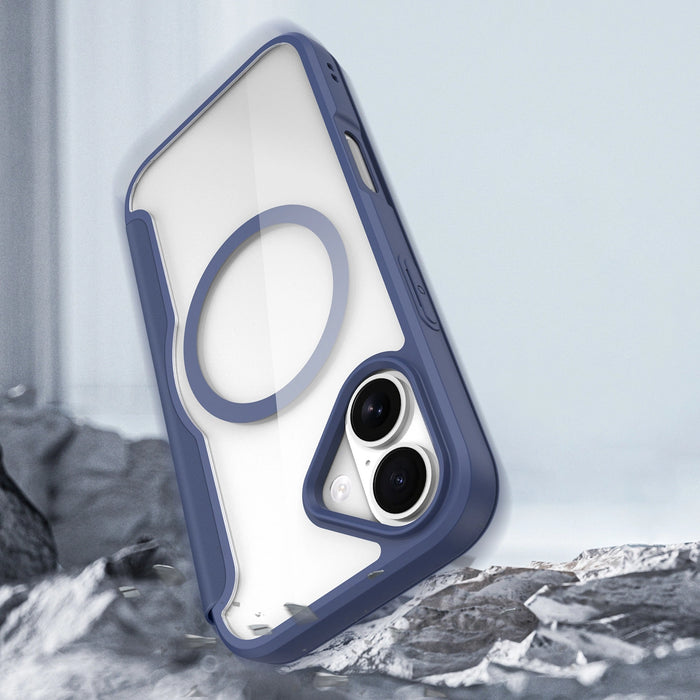 Dux Ducis Skin X Pro iPhone 17 Case with Wallet, MagSafe Compatible - Blue