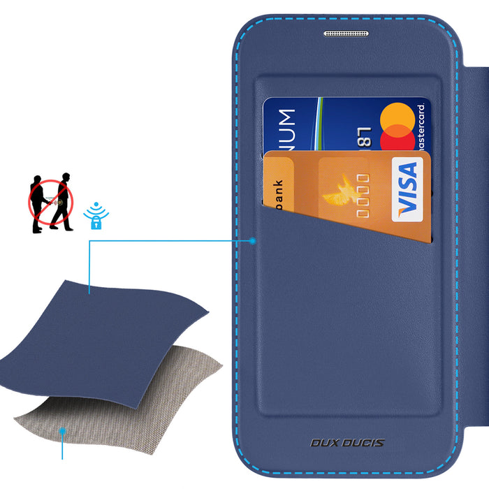 Dux Ducis Skin X Pro iPhone 17 Air Case with MagSafe and Wallet - Blue