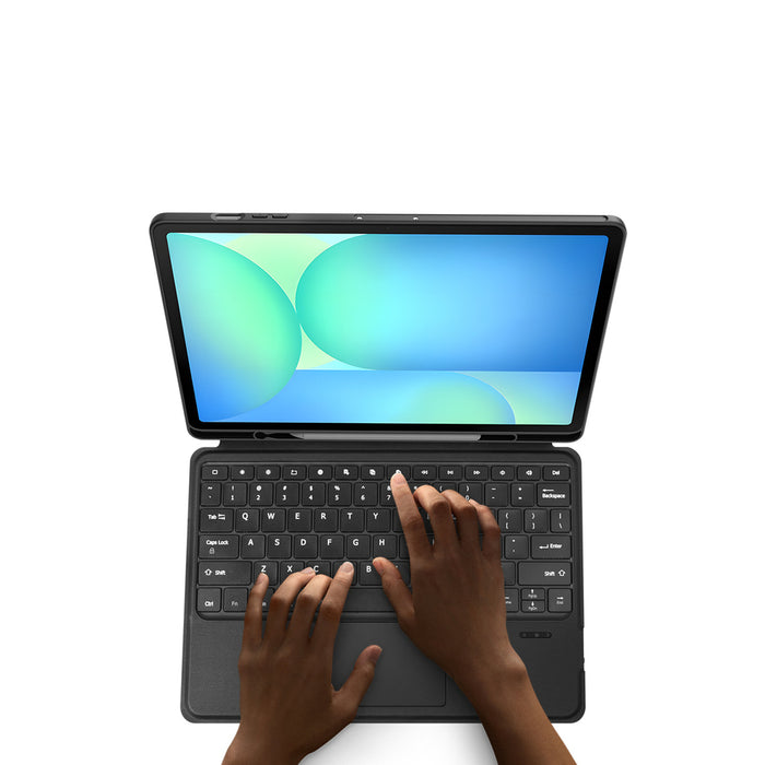 Dux Ducis (DK series) Keyboard Case for Samsung Tab S10 FE+ (Plus) - Black