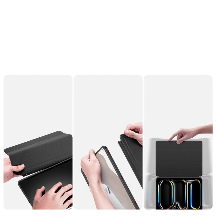 Dux Ducis Magi Case for iPad Pro 11" (2024/2025) with Stand - Black