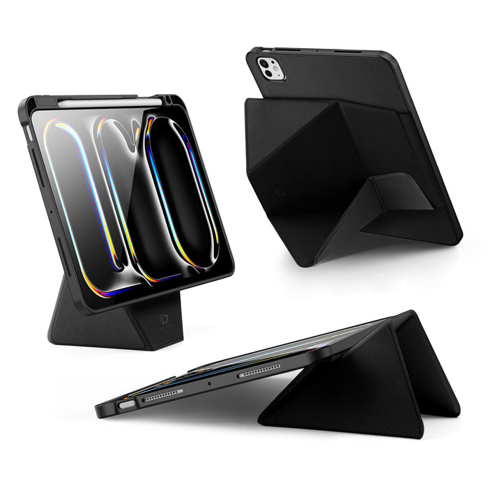 Dux Ducis Vers Case for iPad Pro 11" (2024/2025) with Stand and Apple Pencil Holder - Black