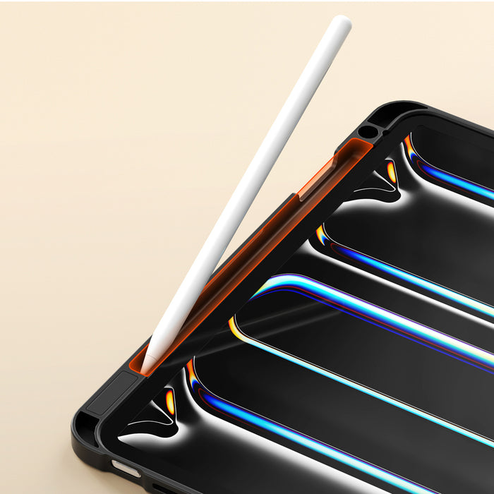 Dux Ducis Vers Case for iPad Pro 11" (2024/2025) with Stand and Apple Pencil Holder - Black