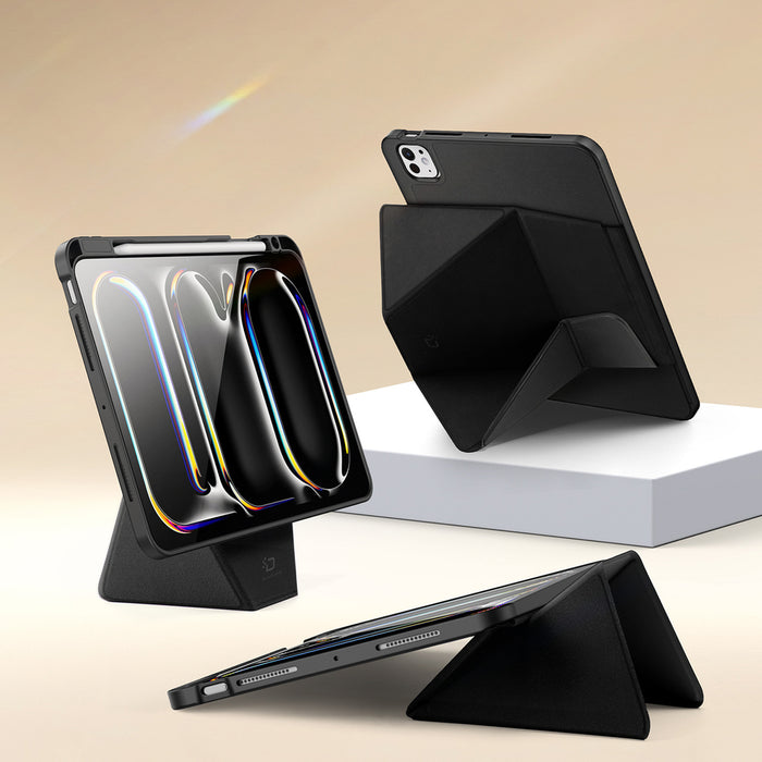 Dux Ducis Vers Case for iPad Pro 11" (2024/2025) with Stand and Apple Pencil Holder - Black