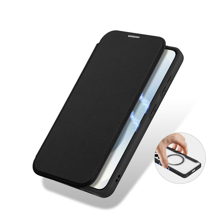 Dux Ducis Skin X Pro MagSafe Compatible Wallet Case for Samsung Galaxy S26 - Black