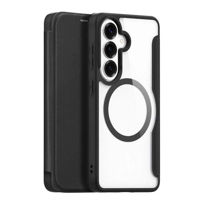 Dux Ducis Skin X Pro MagSafe Compatible Wallet Case for Samsung Galaxy S26 - Black