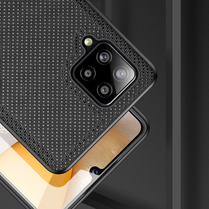 Dux Ducis Fino case covered with nylon material for Samsung Galaxy A42 5G gray