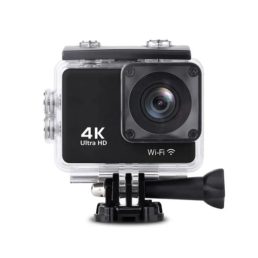 DV8500 4K Wi-Fi 16Mpx sports camera waterproof wide angle + accessories - black - Photo accessories<<<HurtelXML