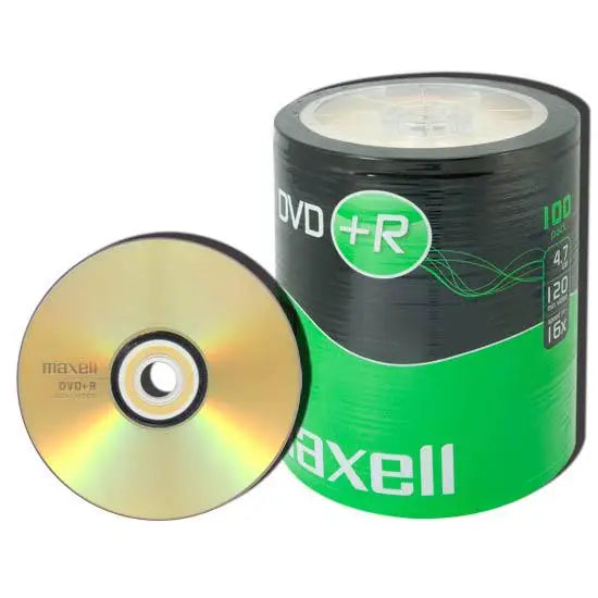 DVD + R MAXELL 4.7 GB 16x 100 pcs. - Носители CD DVD Blu-Ray<<<Офис продукти<<<ValiAPI