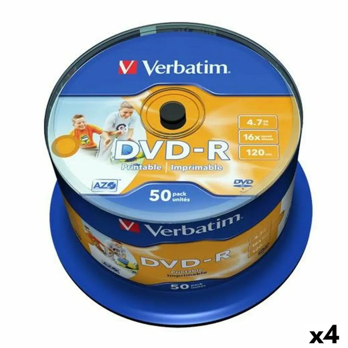 DVD-R Verbatim 4,7 GB 16x (4 Units) - Електроника Телевизори<<<Компютри| Електроника<<<BigBuy&&&DVD<<<Електроника