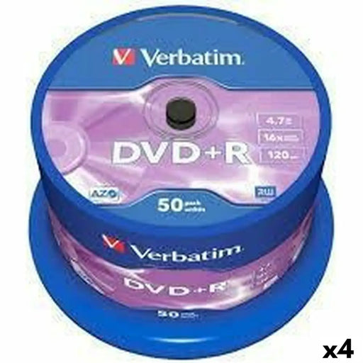 DVD + R Verbatim 4,7 GB 16x 50 Pieces (4 Units) - Електроника Периферни и резервни части<<<Компютри|