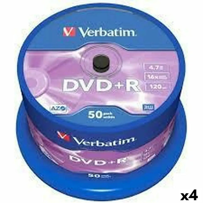 DVD + R Verbatim 4,7 GB 16x 50 Pieces (4 Units) - Електроника Периферни и резервни части<<<Компютри|
