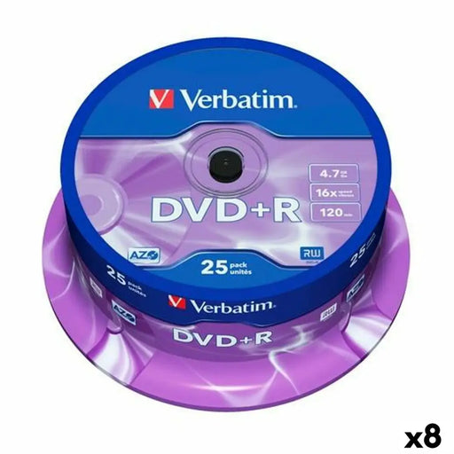 DVD + R Verbatim 4,7 GB 16x (8 Units) - Електроника Периферни и резервни части<<<Компютри|