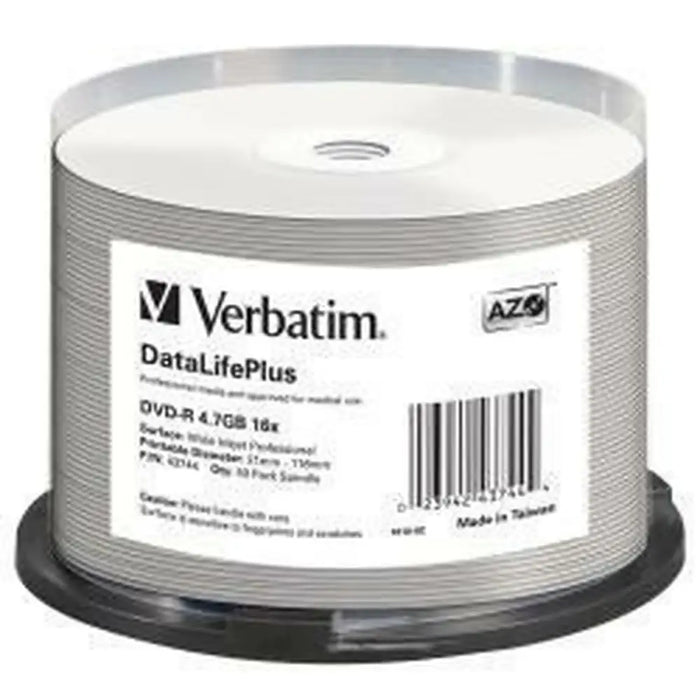 DVD-R Verbatim DATALIFE PLUS 4,7 GB 16x 50 Pieces (4 Units) - Електроника Телевизори<<<Компютри|