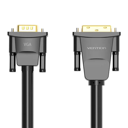 DVI (24 + 1) to VGA Cable Vention EABBG 1,5m 1080P 60Hz (black) - Video cables<<<Cables<<<IT Accessories<<<InnproXML