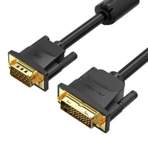 DVI (24 + 5) to VGA Cable Vention EACBI 3m 1080P 60Hz (black) - Video cables<<<Cables<<<IT Accessories<<<InnproXML