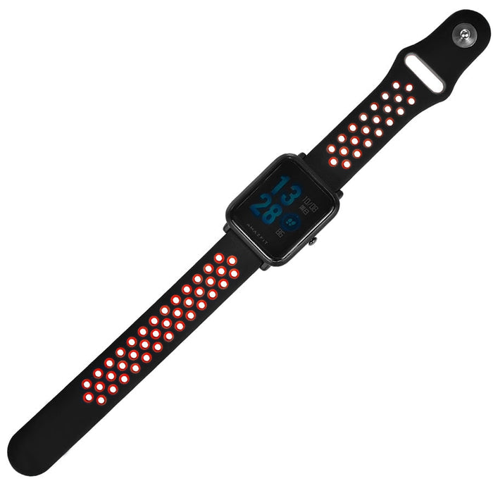 Two-tone breathable silicone strap Xiaomi Huami Amazfit Bip