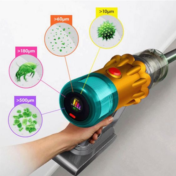 Vacuum cleaner DYSON V12 Detect Slim Absolute Gold (448870-01)