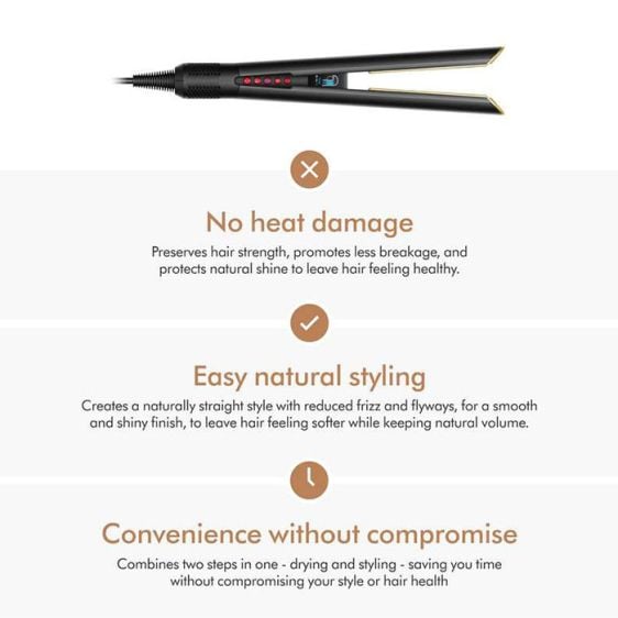 Press DYSON Airstrait HT01 Onyx/Gold 534040-01