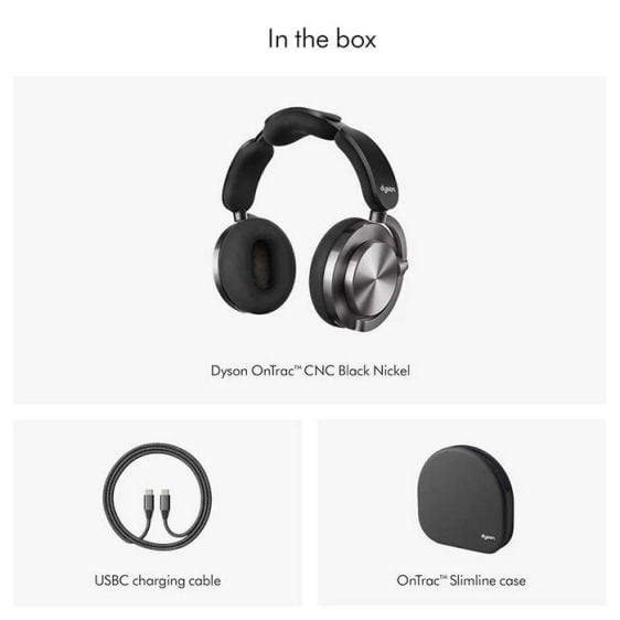 DYSON OnTrac™ Wireless Headphones (CNC Black Nickel) 581667-01