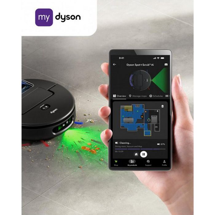 Robot vacuum cleaner DYSON Spot+Scrub Ai 586183-01