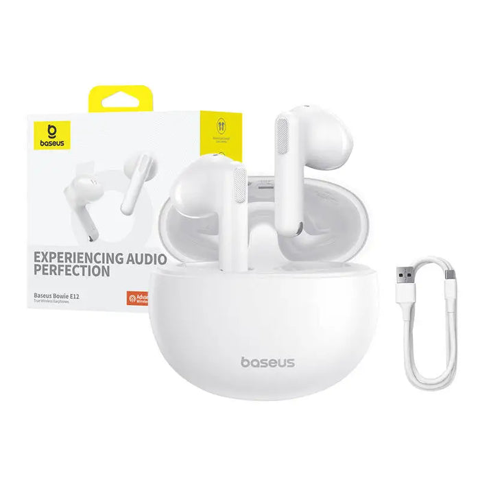 Earphones TWS Baseus Bowie E12 (white) - TWS<<<Wireless<<<Headphones<<<Audio<<<InnproXML