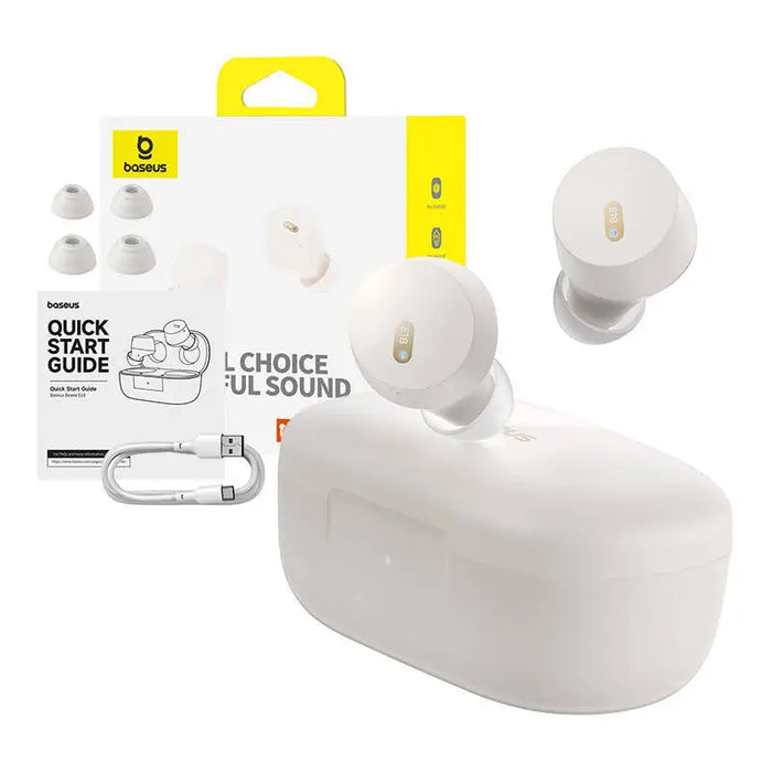 Earphones TWS Baseus Bowie E18 (white) - TWS<<<Wireless<<<Headphones<<<Audio<<<InnproXML&&&Headphones