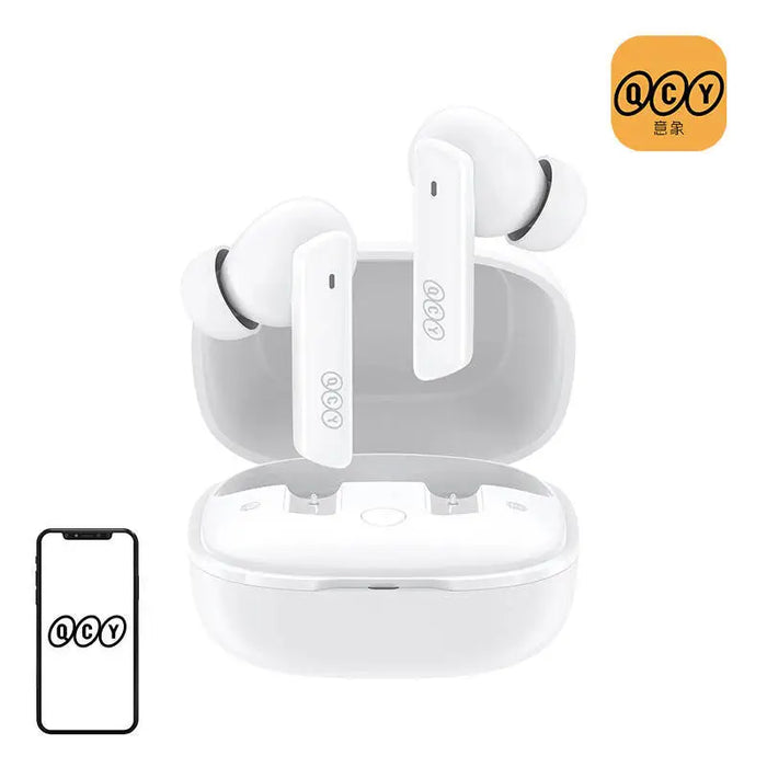 Earphones TWS QCY HT05 ANC (white) - TWS<<<Wireless<<<Headphones<<<Audio<<<InnproXML