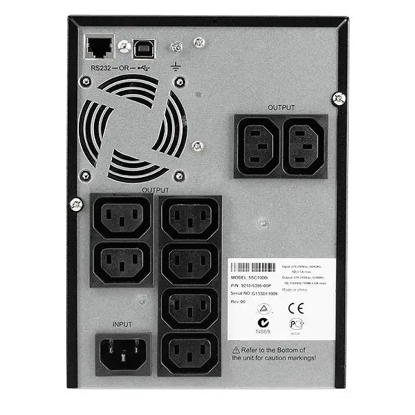 Eaton 5SC1000i uninterruptible power supply (UPS) 1 kVA 700 W 8 AC outlet(s) - Line Interactive Towers<<<Непрекъсваемо