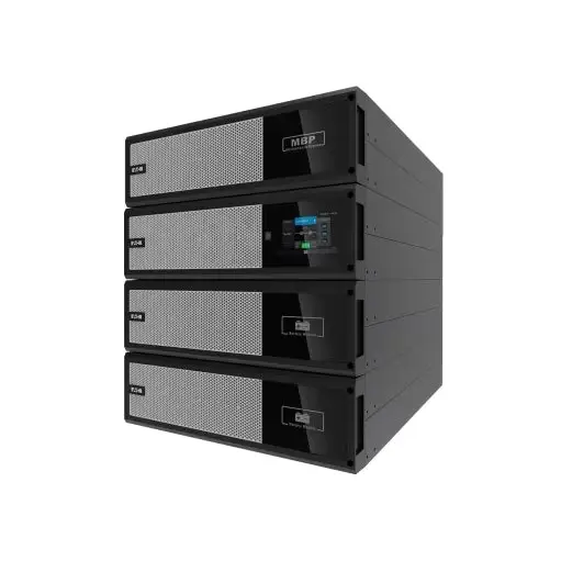 EATON 93PX 15 kW RT9U Netpack 15 kW Power Module 2x240 V EBM 3xRail kit Network card - Online Rack