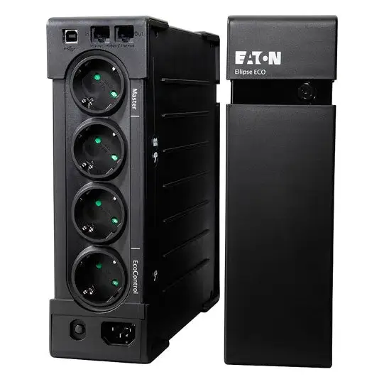 EATON UPS Ellipse ECO 650 USB DIN rack/tower - AC 230 V - 400 Watt - 650 VA - USB - Shuko 4 Output - 2U - 19inch