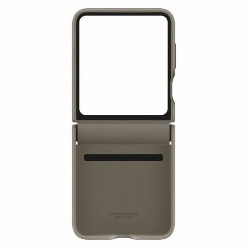 Eco-leather case for Samsung Galaxy Z Flip 5 - brown - Cell phone cases and covers<<<HurtelXML