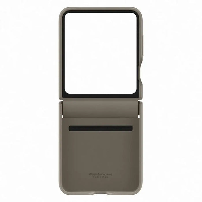 Eco-leather case for Samsung Galaxy Z Flip 5 - brown - Cell phone cases and covers<<<HurtelXML