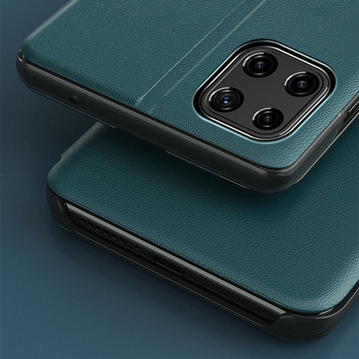 Eco Leather View Case elegant bookcase type case with kickstand for Samsung Galaxy A22 4G purple - Cell phone cases