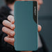 Eco Leather View Case elegant bookcase type case with kickstand for Samsung Galaxy A22 4G purple - Cell phone cases