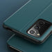 Eco Leather View Case elegant bookcase type case with kickstand for Xiaomi Poco M3 / Xiaomi Redmi 9T black - Cell phone