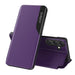 Eco Leather View Case elegant case with flap and stand function for Samsung Galaxy A56 - purple - Cell phone cases
