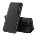 Eco Leather View Case elegant case with flap and stand function for Samsung Galaxy A36 - black - Cell phone cases