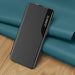 Eco Leather View Case case for Samsung Galaxy S23 Ultra with flip stand black - Cell phone cases and covers<<<HurtelXML
